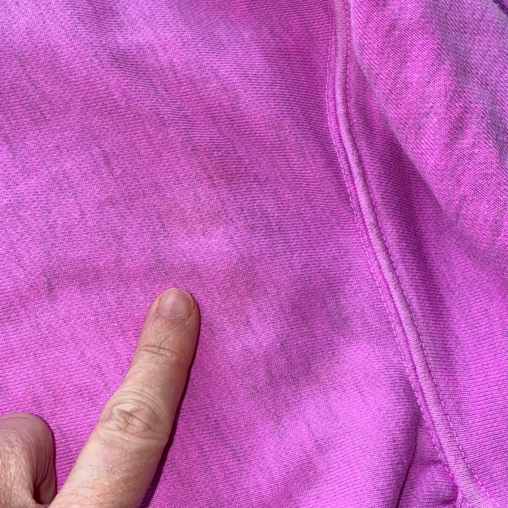 Free People Fuchsia Long Sleeve Sweatshirt size XS - Picture 5 of 5